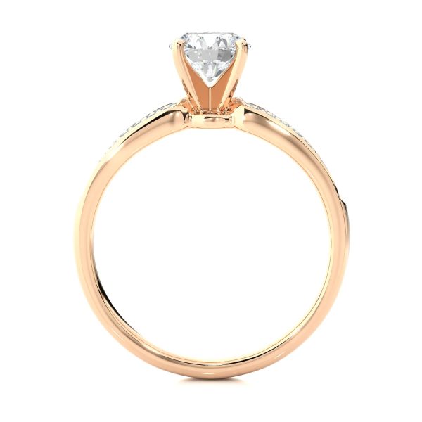 Diamond Anniversary Wedding Rings In 10k Rose Gold